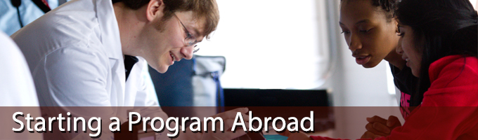 Starting a Program Abroad